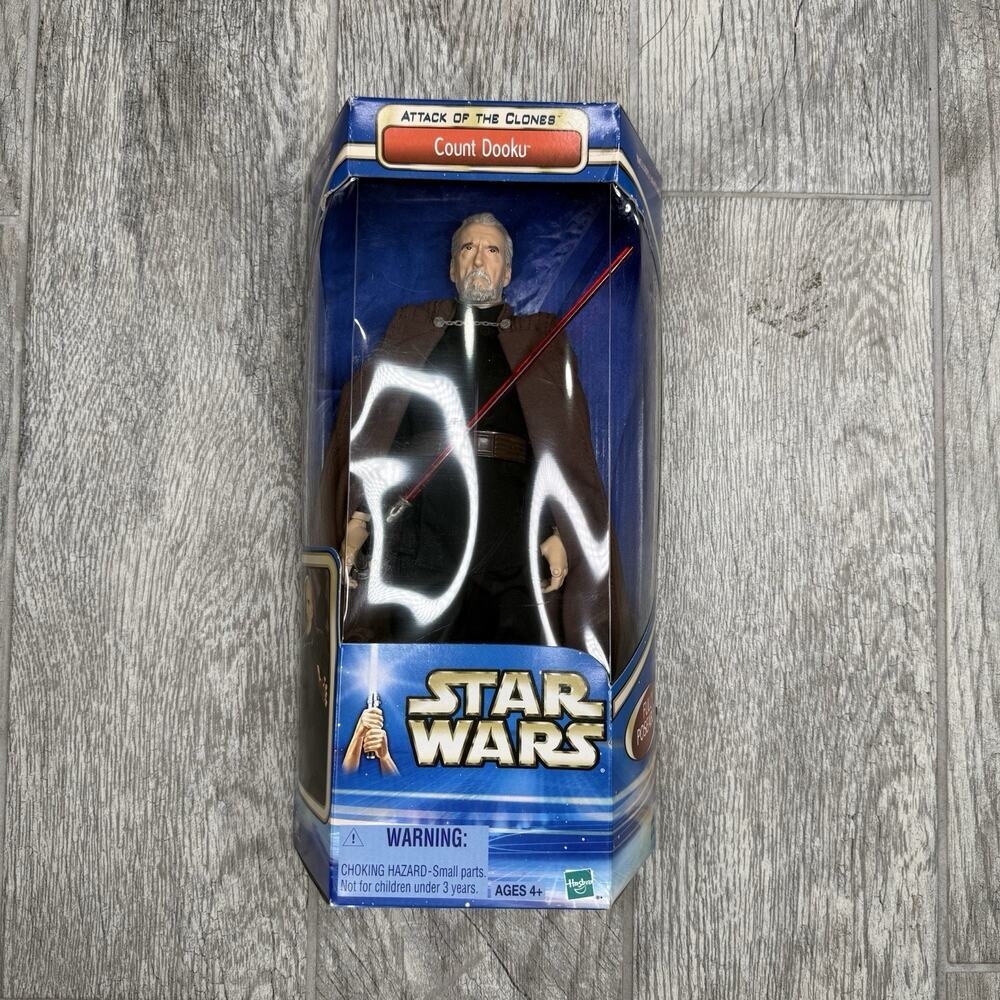 Star Wars Attack Of The Clones Count Dooku Action Figure 12”
